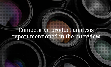 Competitor Analysis
(Optional)
